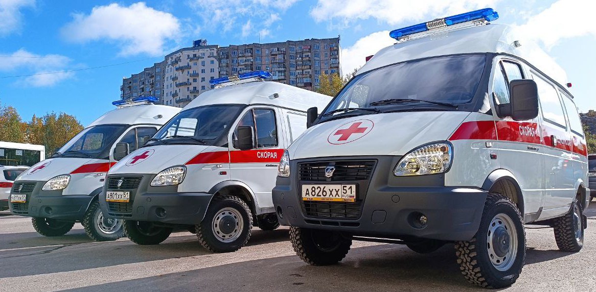 Новые автомобили скорой медицинской помощи направили в ЗАТО Александровск