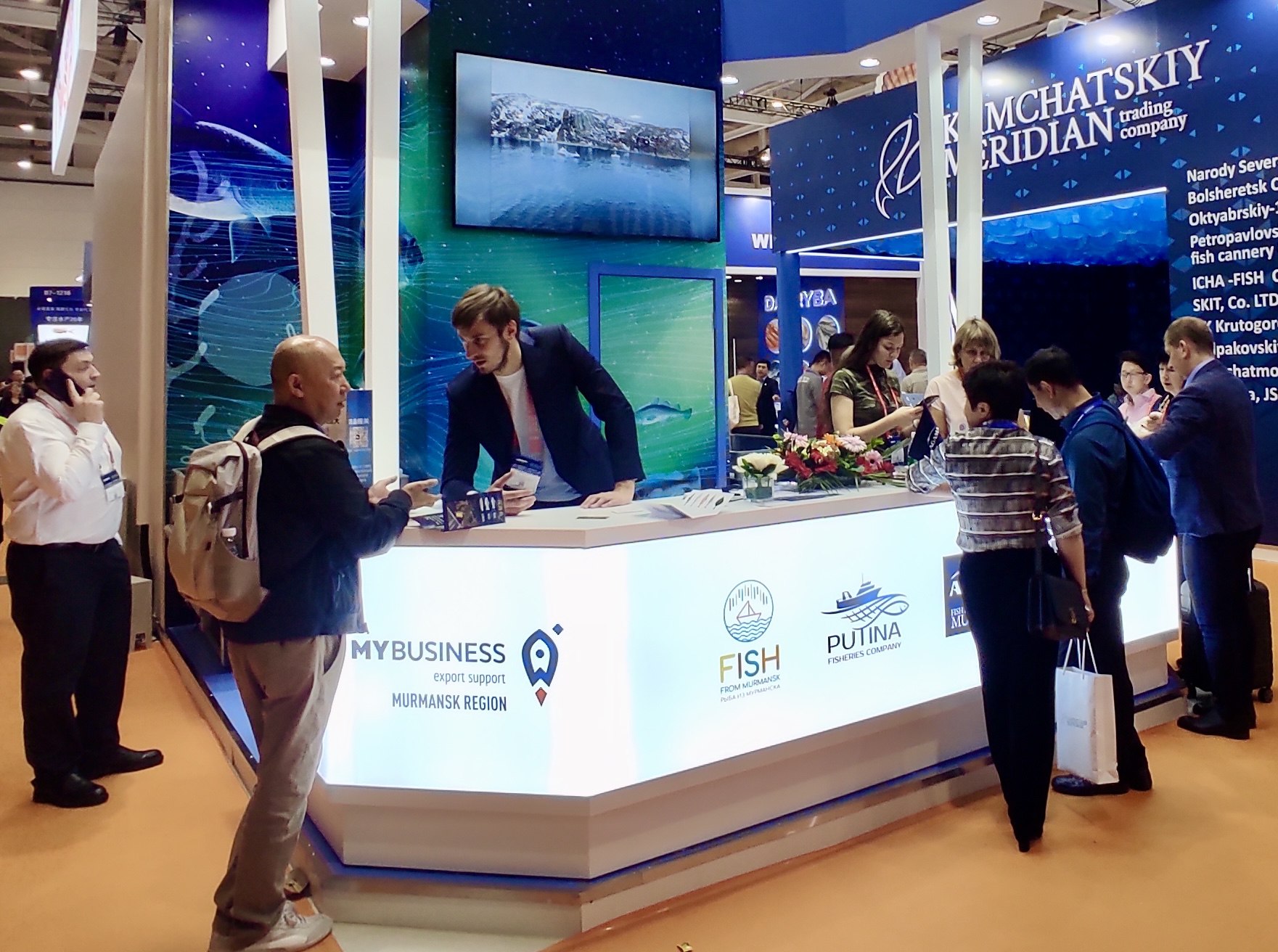 Пять компаний представили Мурманскую область на международной выставке морепродуктов и рыболовства в Китае