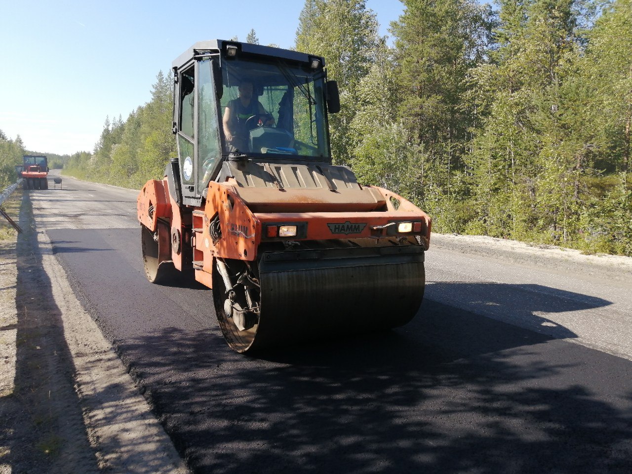 Начались работы на автодороге Пиренга - Ковдор